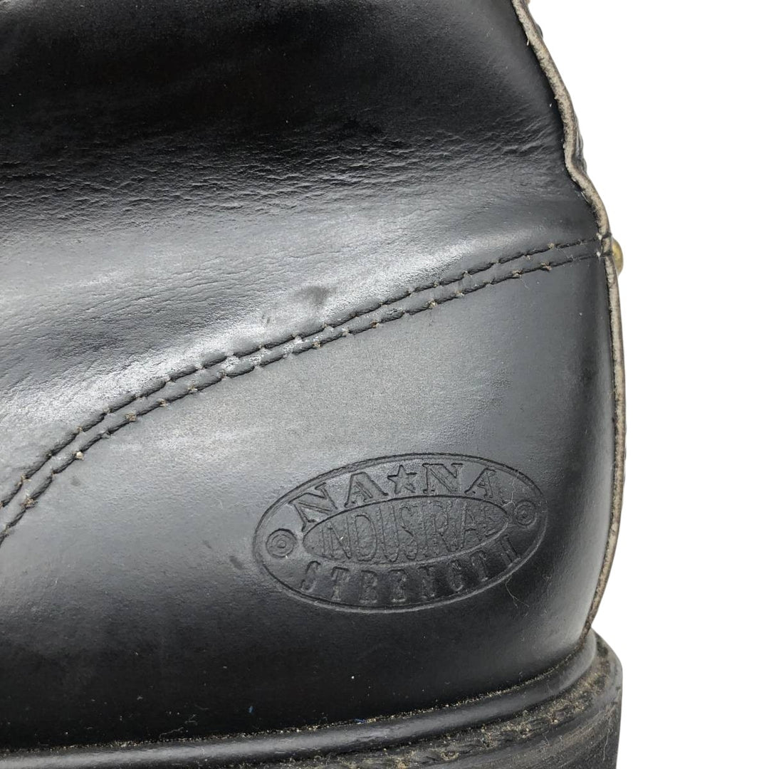 NANA INDUSTRIAL STRENGTH Steel Toe Monkey Boots, Made in USA, Size 9 Men's 27.0cm genuine leather black type Vintage Second Hand