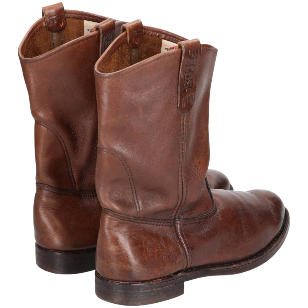 Red Wing 1178 Pecos Boots, Made in USA, Size 10 1/2 E Men's 28.5cm genuine leather brown type Vintage Second Hand
