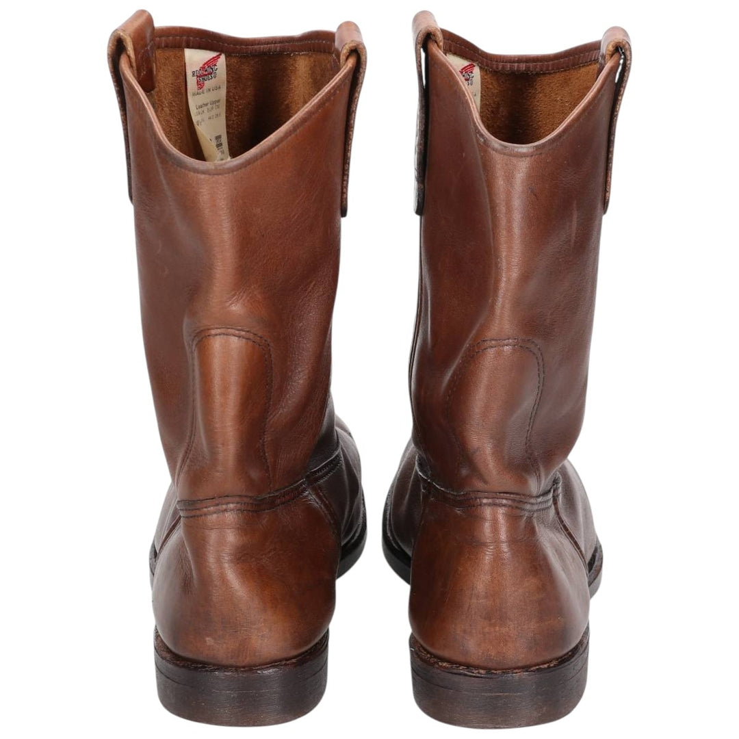 Red Wing 1178 Pecos Boots, Made in USA, Size 10 1/2 E Men's 28.5cm genuine leather brown type Vintage Second Hand