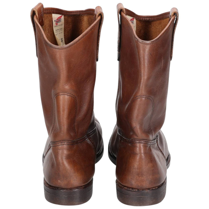 Red Wing 1178 Pecos Boots, Made in USA, Size 10 1/2 E Men's 28.5cm genuine leather brown type Vintage Second Hand