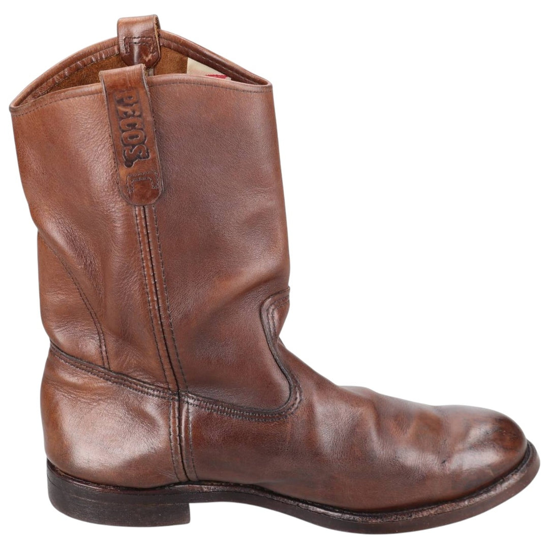 Red Wing 1178 Pecos Boots, Made in USA, Size 10 1/2 E Men's 28.5cm genuine leather brown type Vintage Second Hand