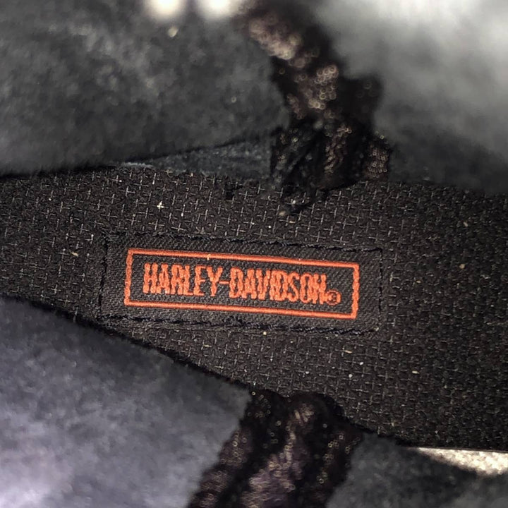 Harley-Davidson Men's Square Toe Ring Boots, Size 10.6" (saa014439) Men's 27.0cm genuine leather black type Vintage Second Hand