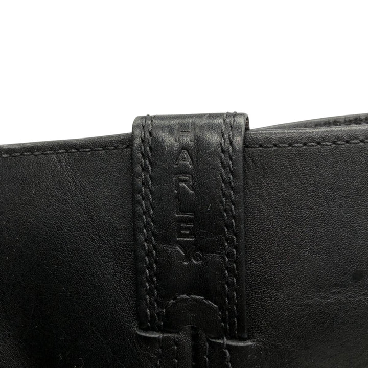 Harley-Davidson Men's Square Toe Ring Boots, Size 10.6" (saa014439) Men's 27.0cm genuine leather black type Vintage Second Hand