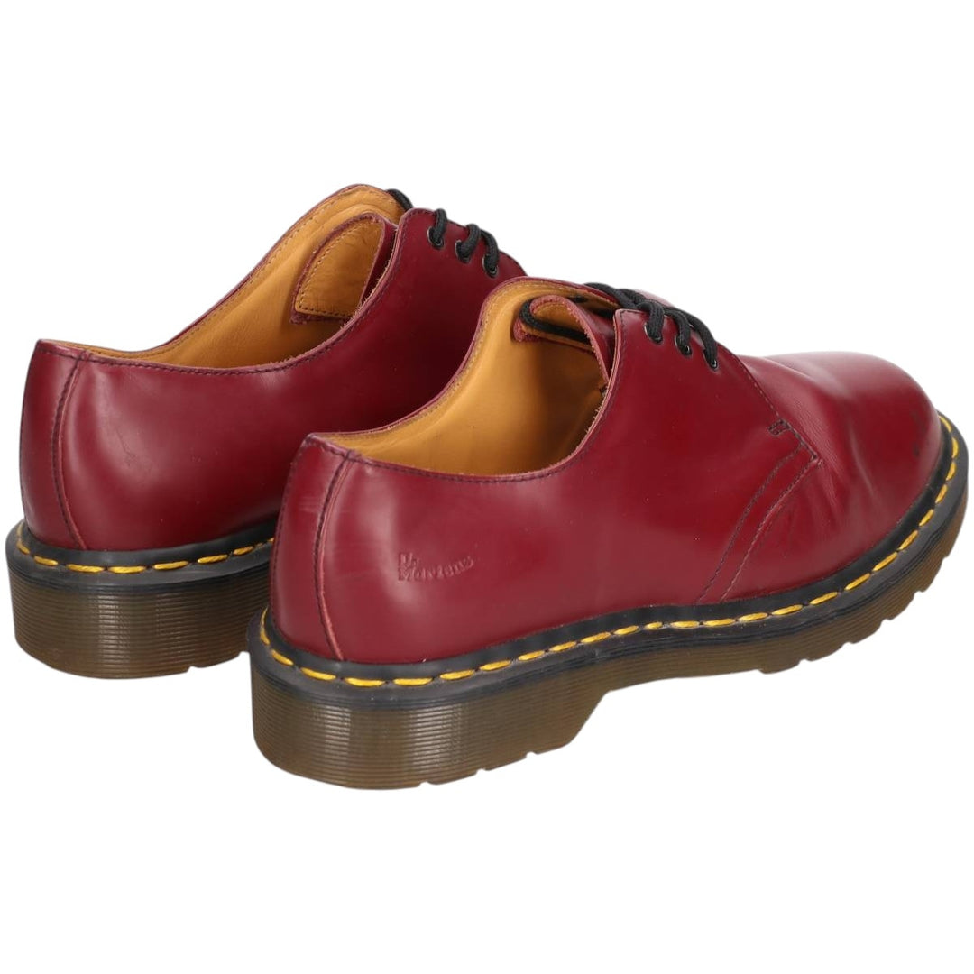 Dr. Martens 1461/59 3-Eye Shoes, Size 8 Men's 27.0cm genuine leather wine-red Vintage Second Hand