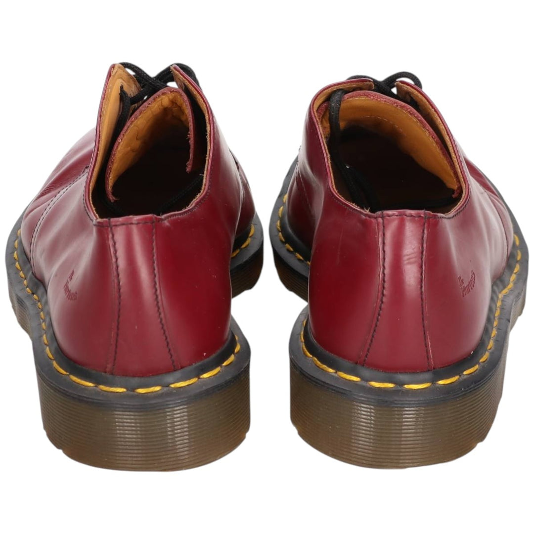 Dr. Martens 1461/59 3-Eye Shoes, Size 8 Men's 27.0cm genuine leather wine-red Vintage Second Hand