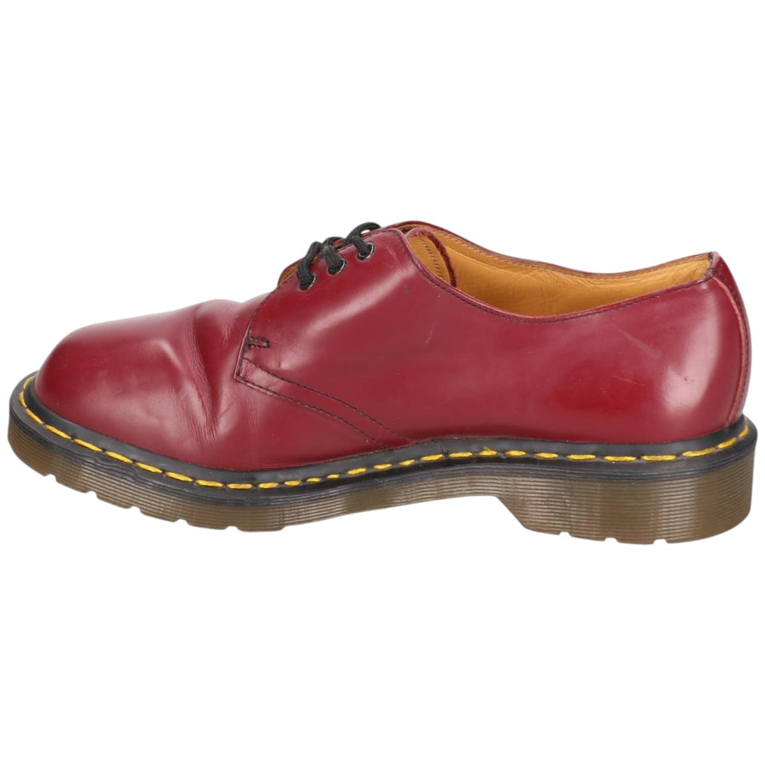 Dr. Martens 1461/59 3-Eye Shoes, Size 8 Men's 27.0cm genuine leather wine-red Vintage Second Hand