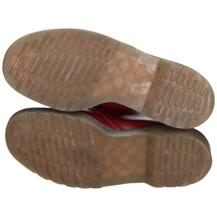 Dr. Martens 1461/59 3-Eye Shoes, Size 8 Men's 27.0cm genuine leather wine-red Vintage Second Hand