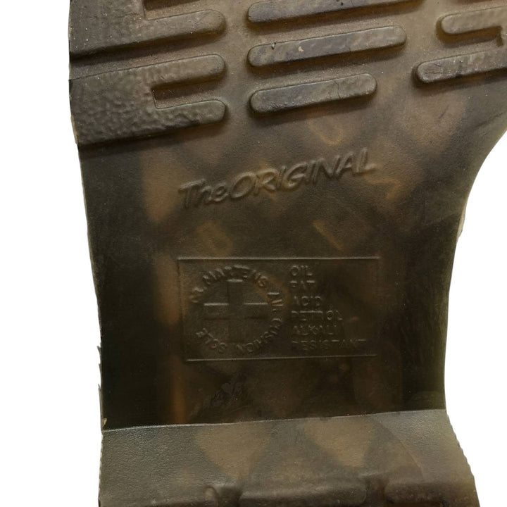 Dr. Martens 1461/59 3-Eye Shoes, Size 8 Men's 27.0cm genuine leather wine-red Vintage Second Hand