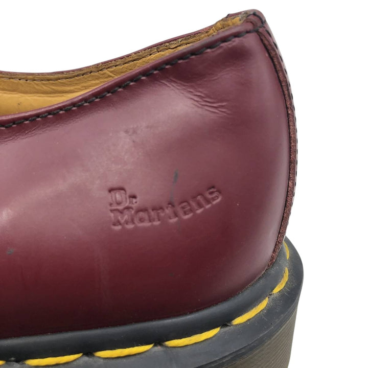 Dr. Martens 1461/59 3-Eye Shoes, Size 8 Men's 27.0cm genuine leather wine-red Vintage Second Hand