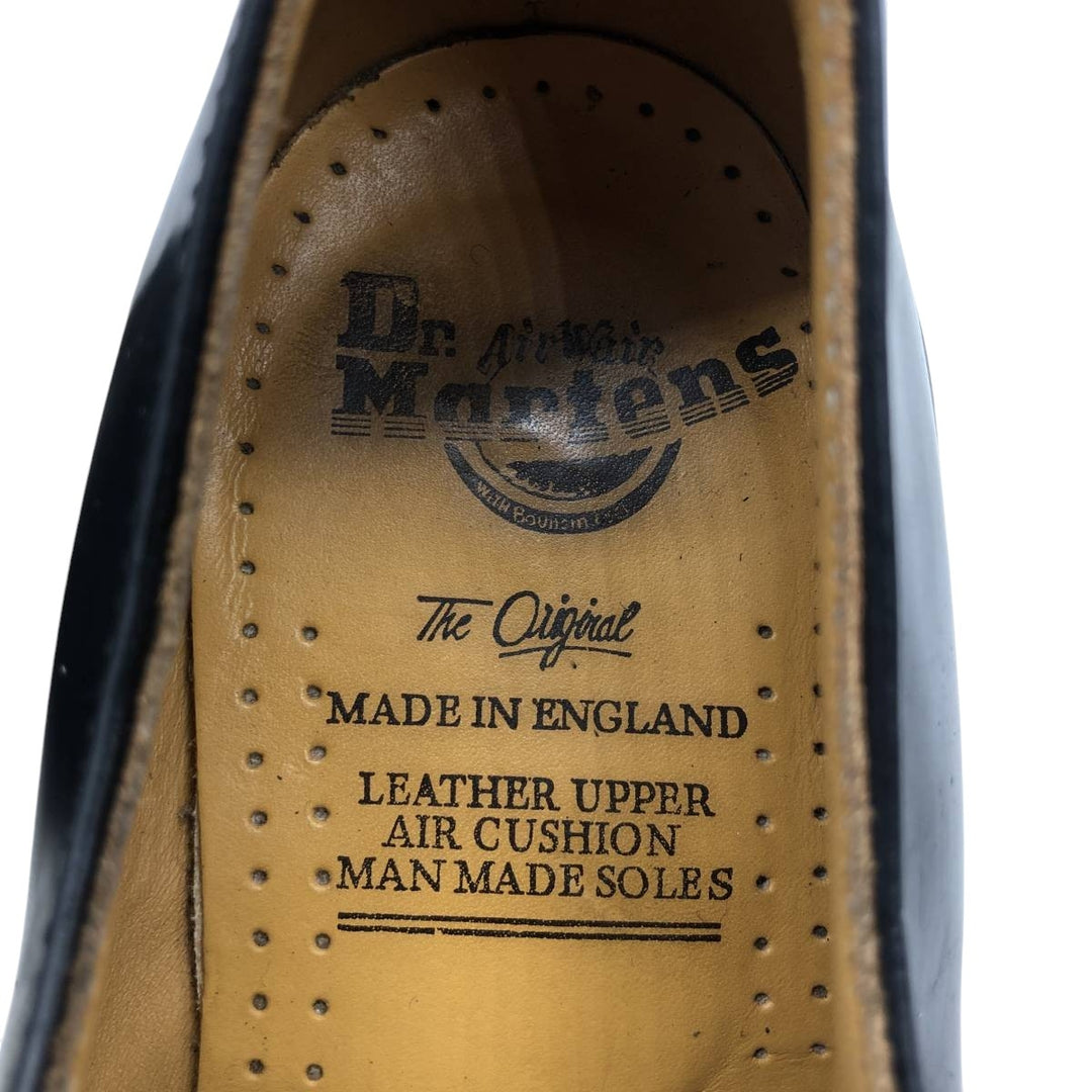Dr. Martens THE ORIGINAL 3-Eye Shoes, Made in England, Size 7 Men's 26.0cm genuine leather black type Vintage Second Hand