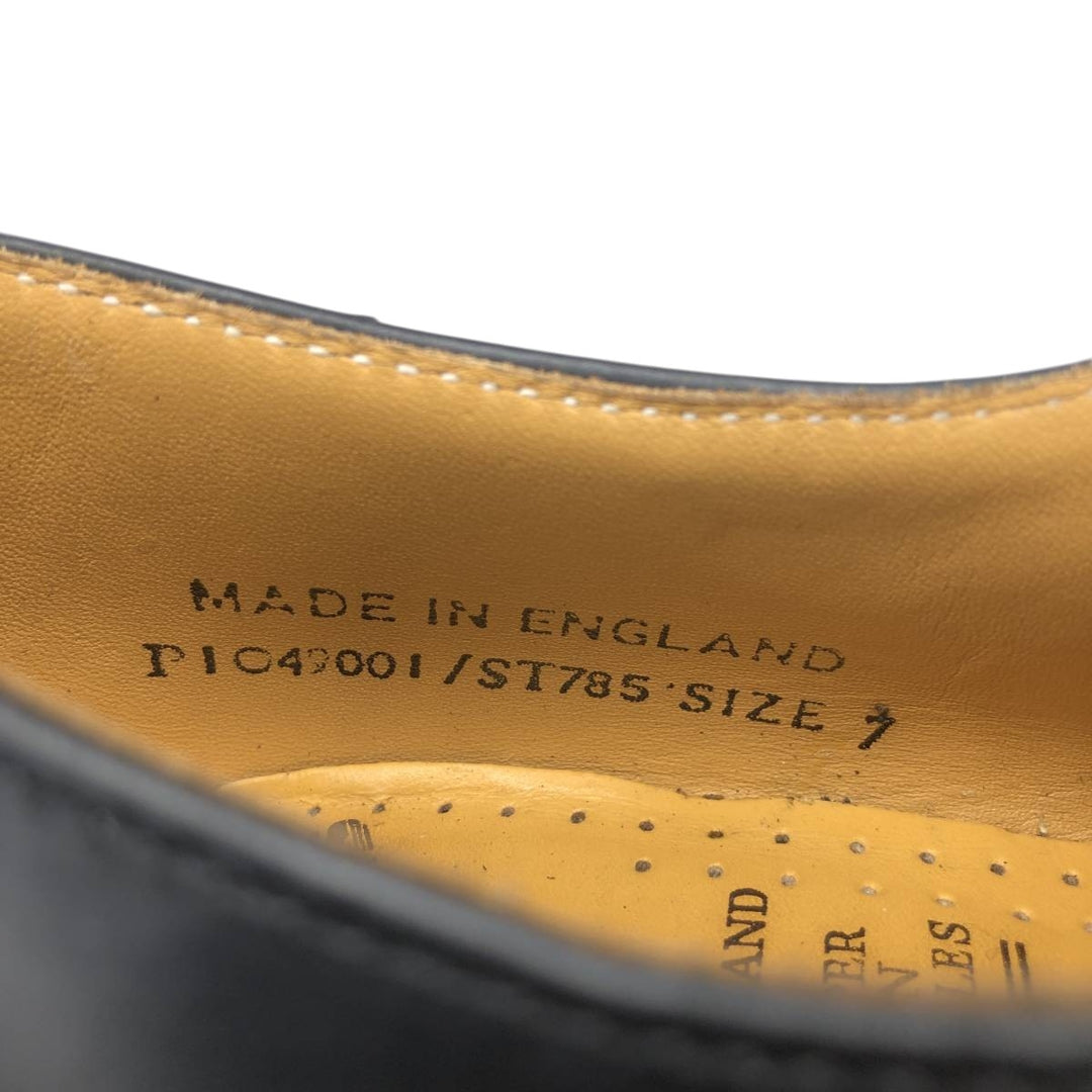 Dr. Martens THE ORIGINAL 3-Eye Shoes, Made in England, Size 7 Men's 26.0cm genuine leather black type Vintage Second Hand