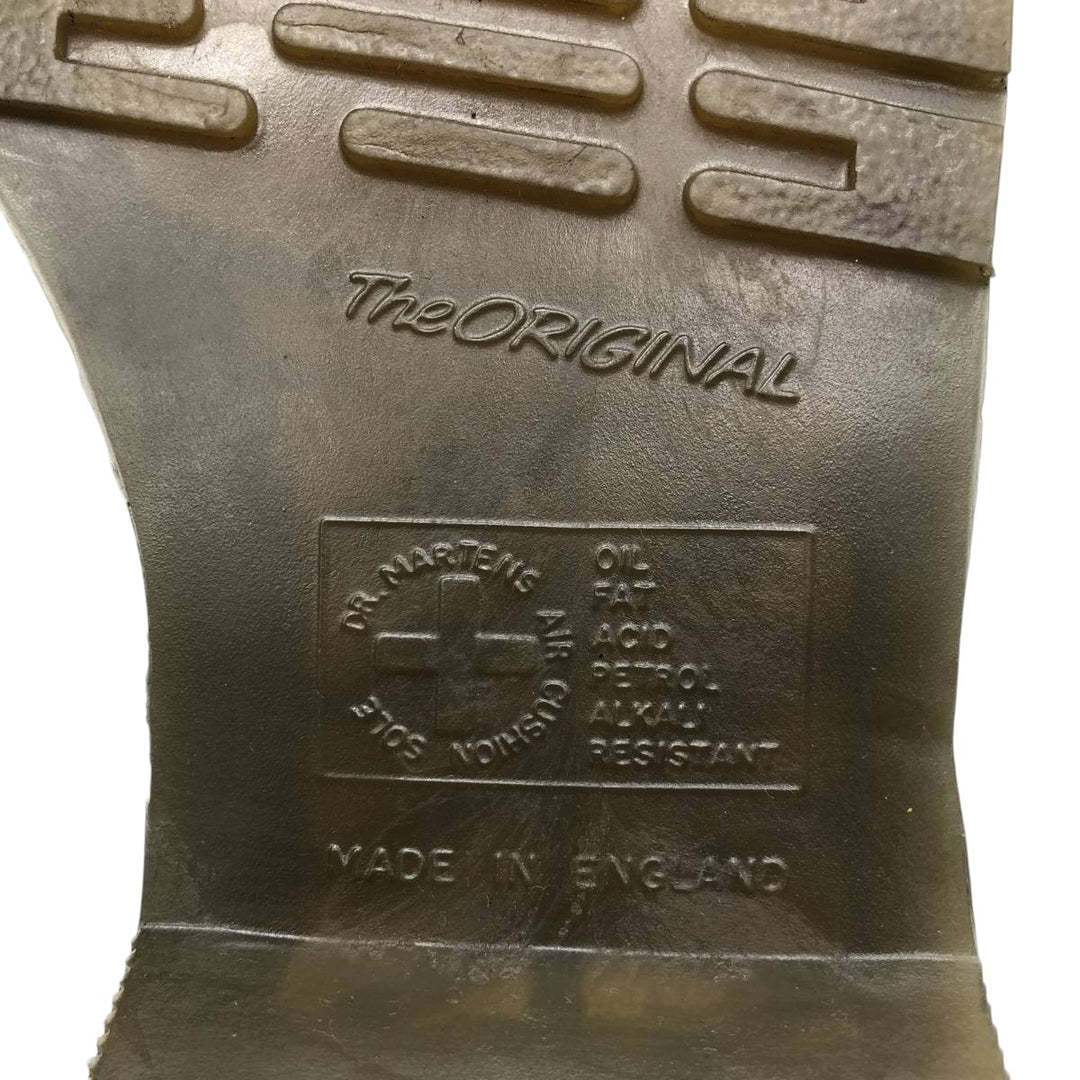 Dr. Martens THE ORIGINAL 3-Eye Shoes, Made in England, Size 7 Men's 26.0cm genuine leather black type Vintage Second Hand