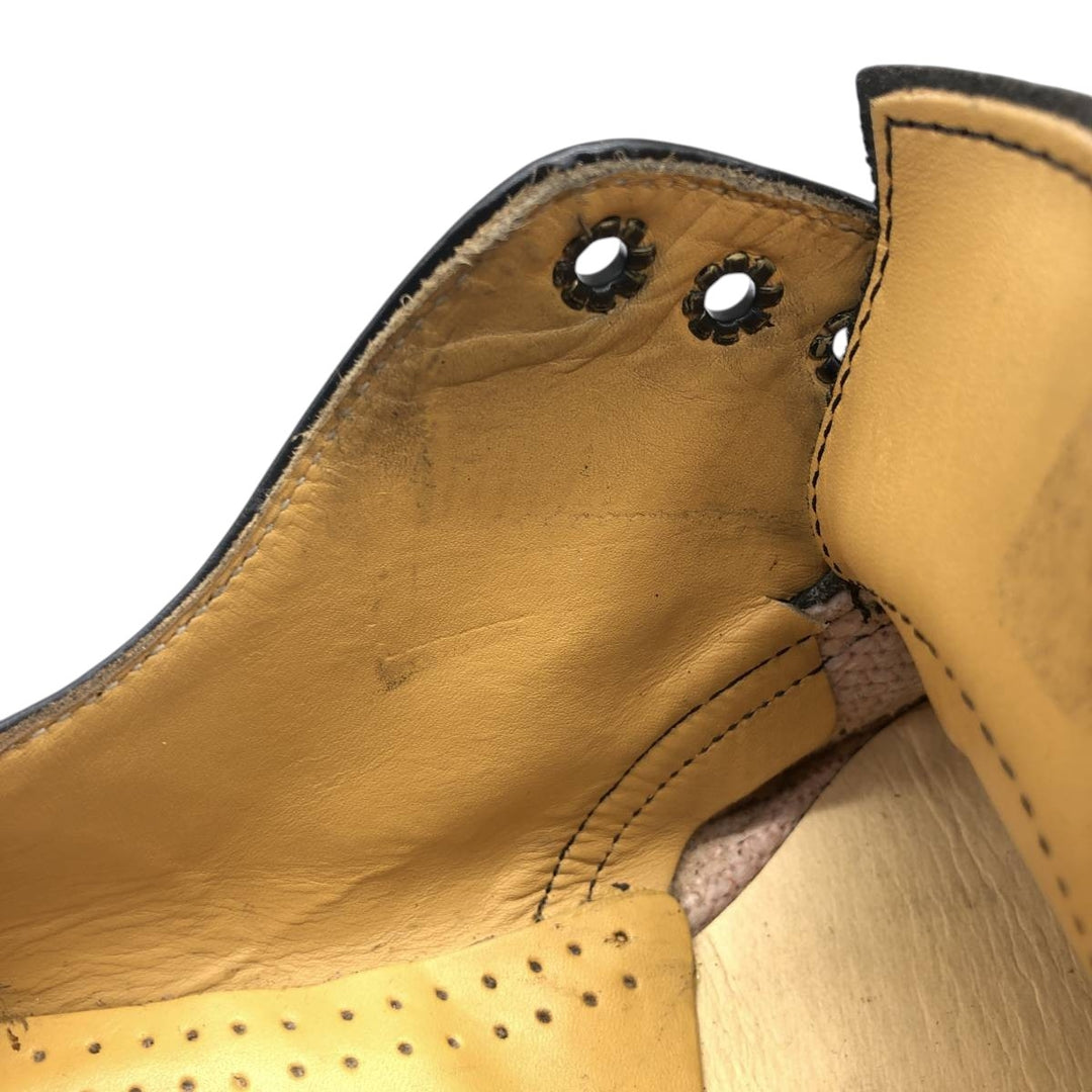 Dr. Martens THE ORIGINAL 3-Eye Shoes, Made in England, Size 7 Men's 26.0cm genuine leather black type Vintage Second Hand