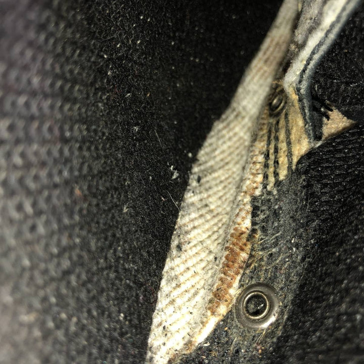 Harley-Davidson Belted Motorcycle Boots, Size 10 1/2 Men's 28.5cm genuine leather black type Vintage Second Hand