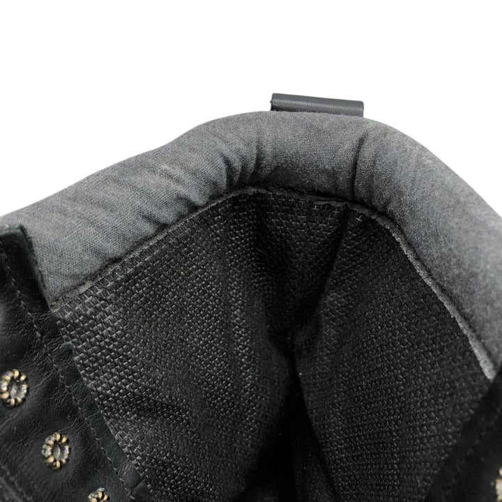 Harley-Davidson Belted Motorcycle Boots, Size 10 1/2 Men's 28.5cm genuine leather black type Vintage Second Hand