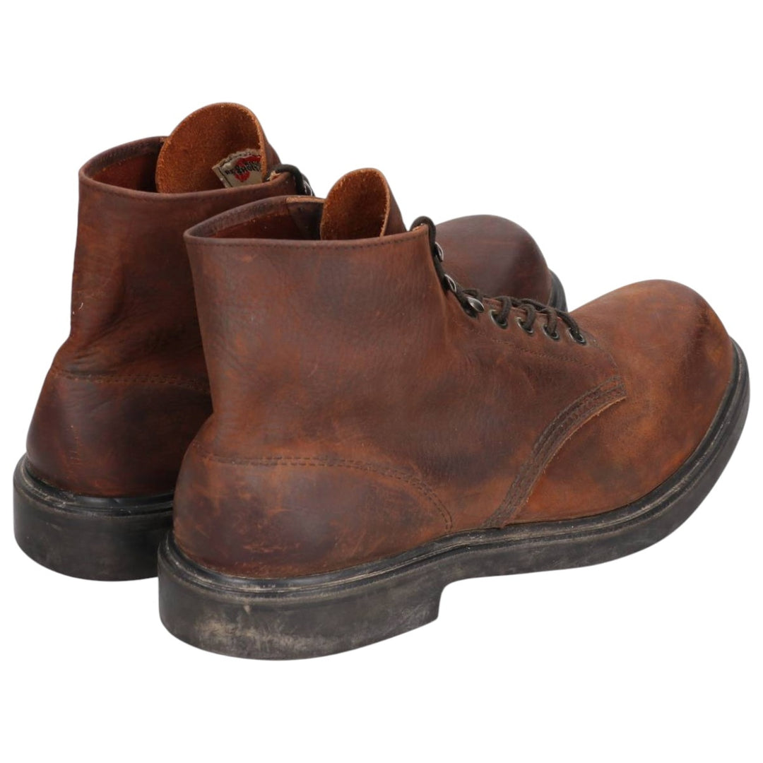 2000s Red Wing 452 Work Boots, Made in USA, Size 10 1/2D Men's 28.5cm genuine leather brown type Vintage Second Hand