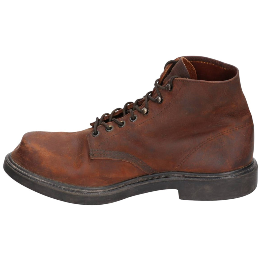 2000s Red Wing 452 Work Boots, Made in USA, Size 10 1/2D Men's 28.5cm genuine leather brown type Vintage Second Hand