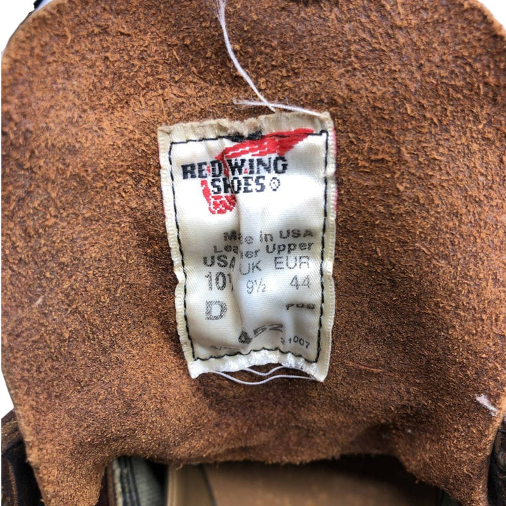 2000s Red Wing 452 Work Boots, Made in USA, Size 10 1/2D Men's 28.5cm genuine leather brown type Vintage Second Hand