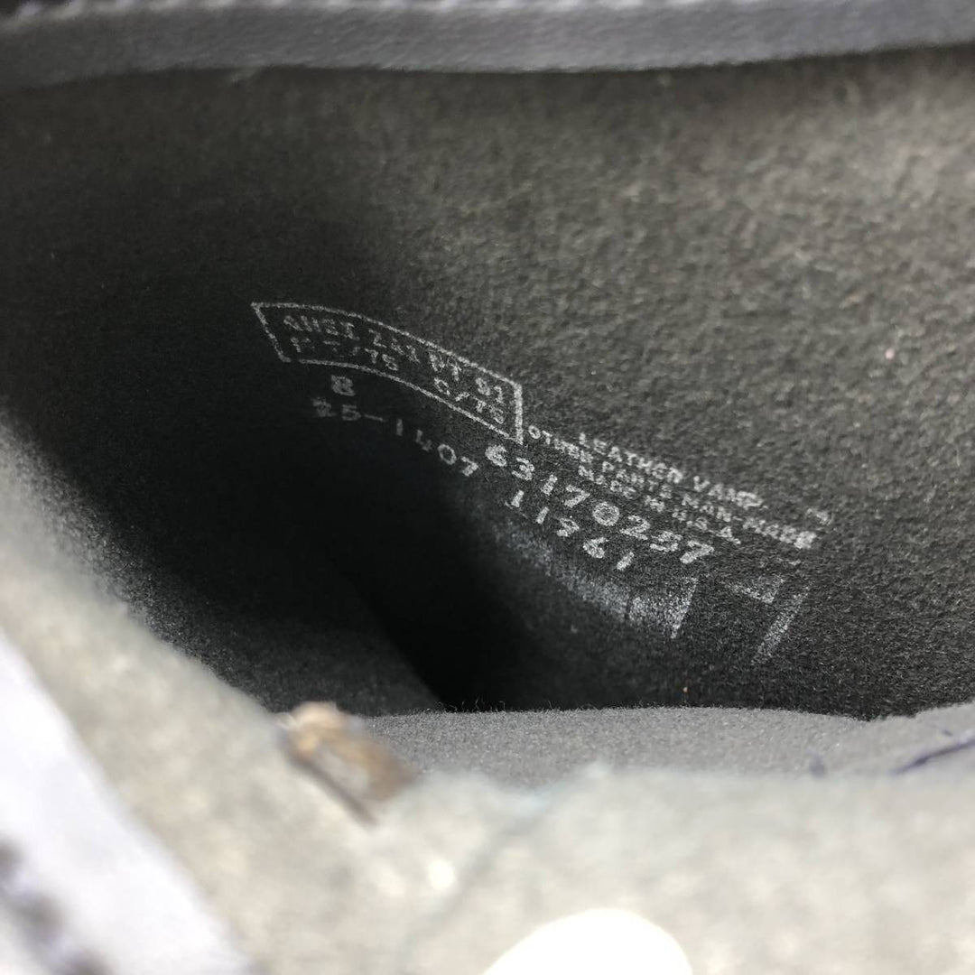 Steel Toe Engineer Boots, Made in USA, Size 8, Men's, 10.2" (equivalent) /saa014450 Men's 26.0cm genuine leather black type Vintage Second Hand