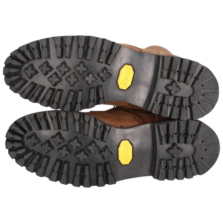 Vintage Chippewa work boots, USA-made, size 9 1/2D, men's size 10.8 inches (saa014454) Men's 27.5cm genuine leather brown type Vintage Second Hand