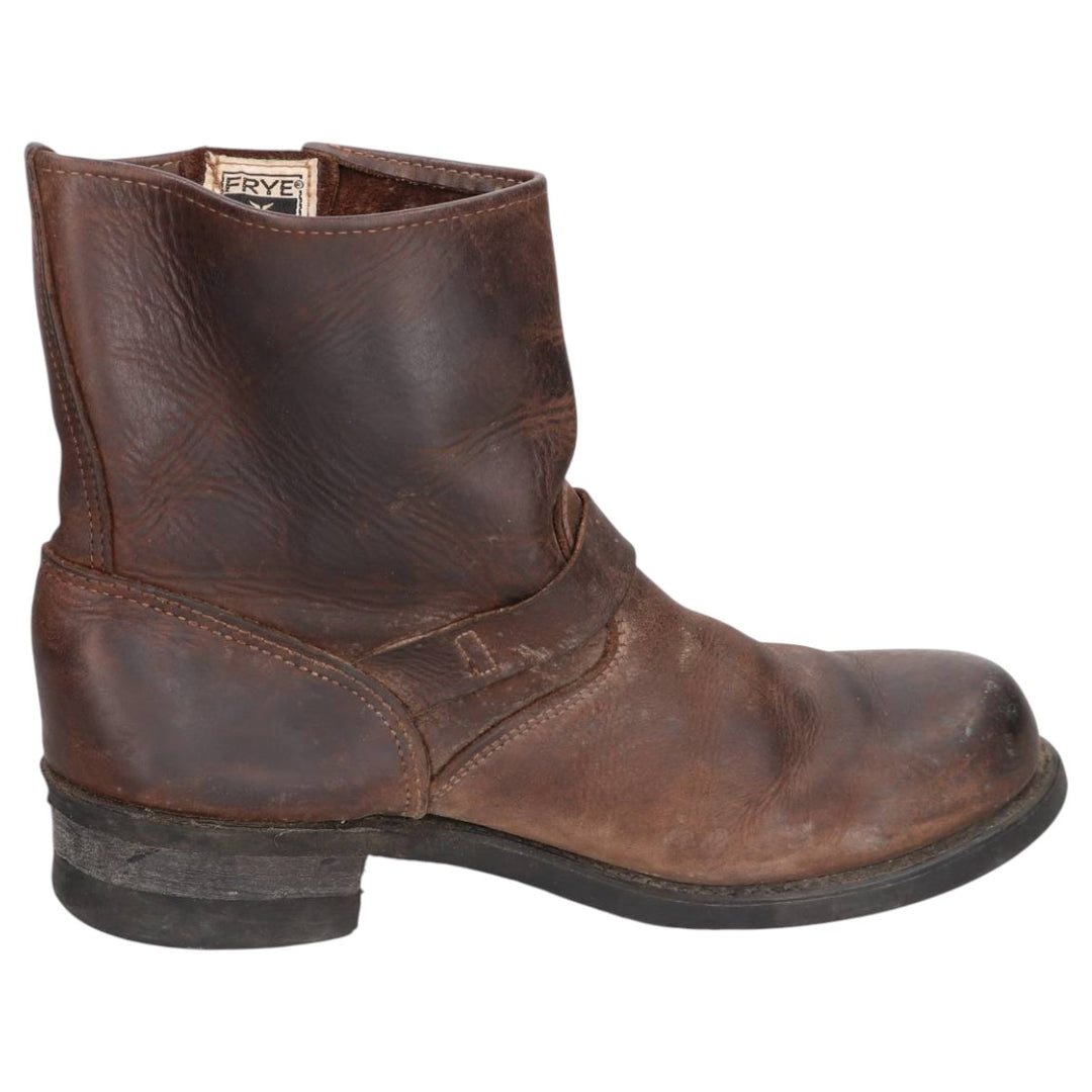 Frye Engineer Boots Men's 27.0cm genuine leather brown type Vintage Second Hand