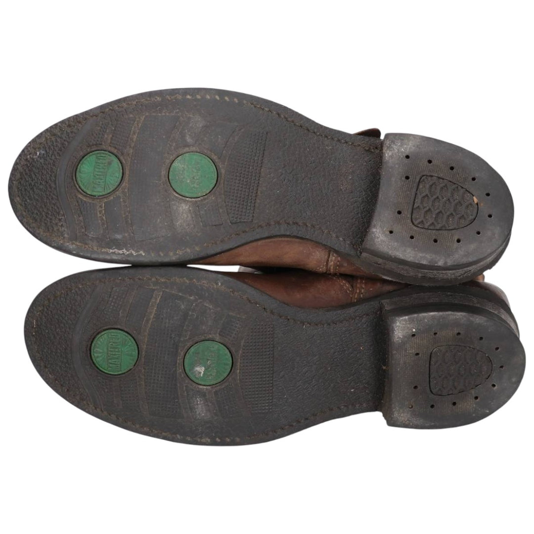 Frye Engineer Boots Men's 27.0cm genuine leather brown type Vintage Second Hand