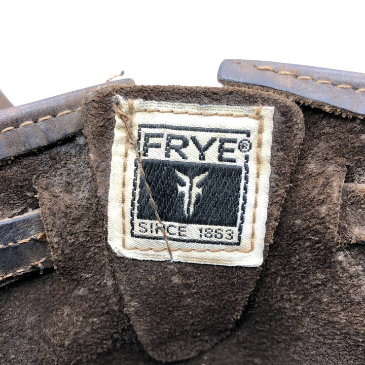 Frye Engineer Boots Men's 27.0cm genuine leather brown type Vintage Second Hand