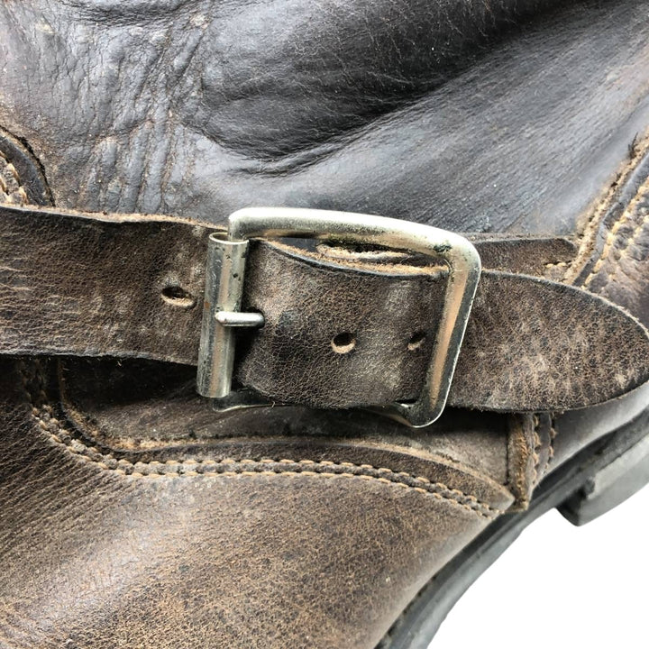 Frye Engineer Boots Men's 27.0cm genuine leather brown type Vintage Second Hand