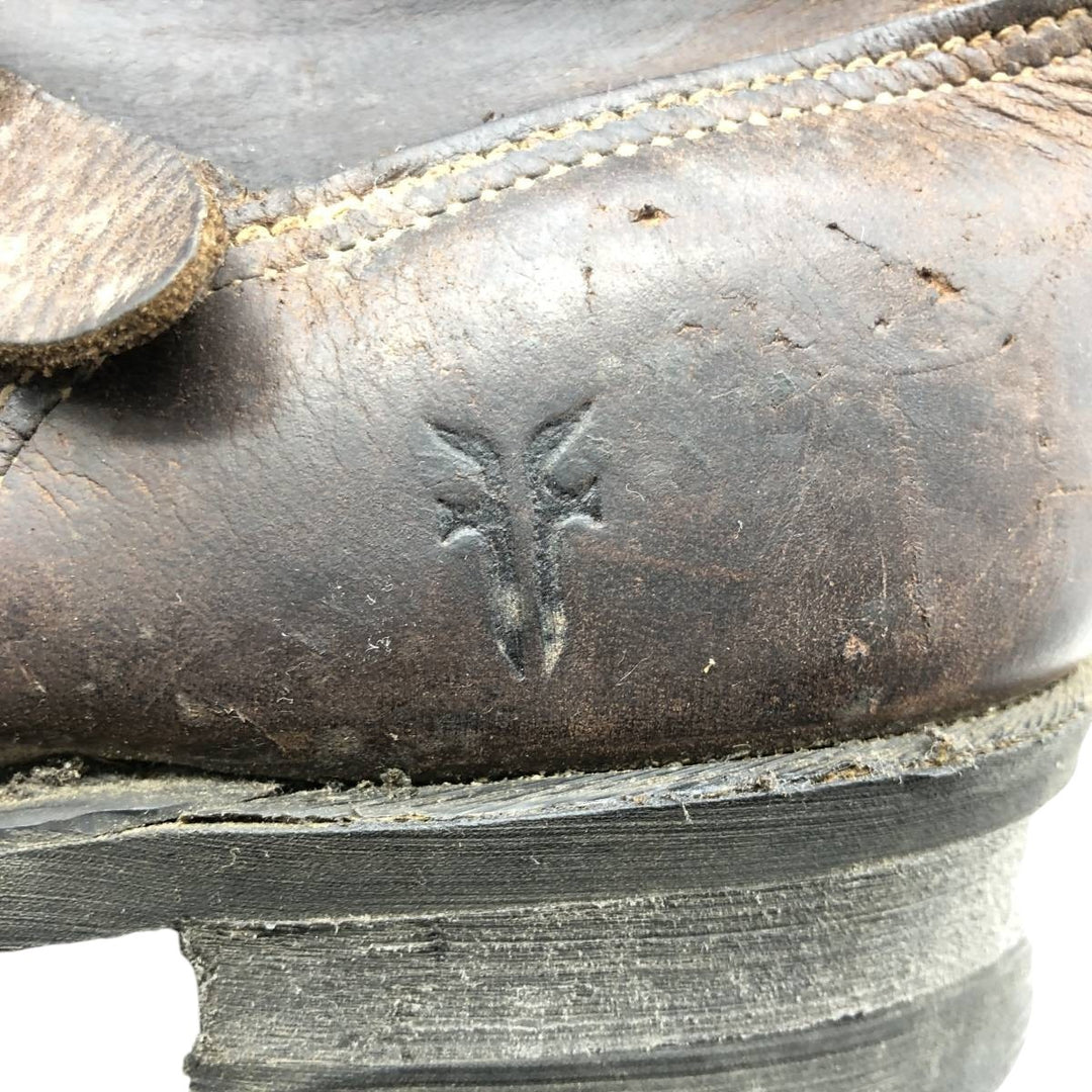 Frye Engineer Boots Men's 27.0cm genuine leather brown type Vintage Second Hand