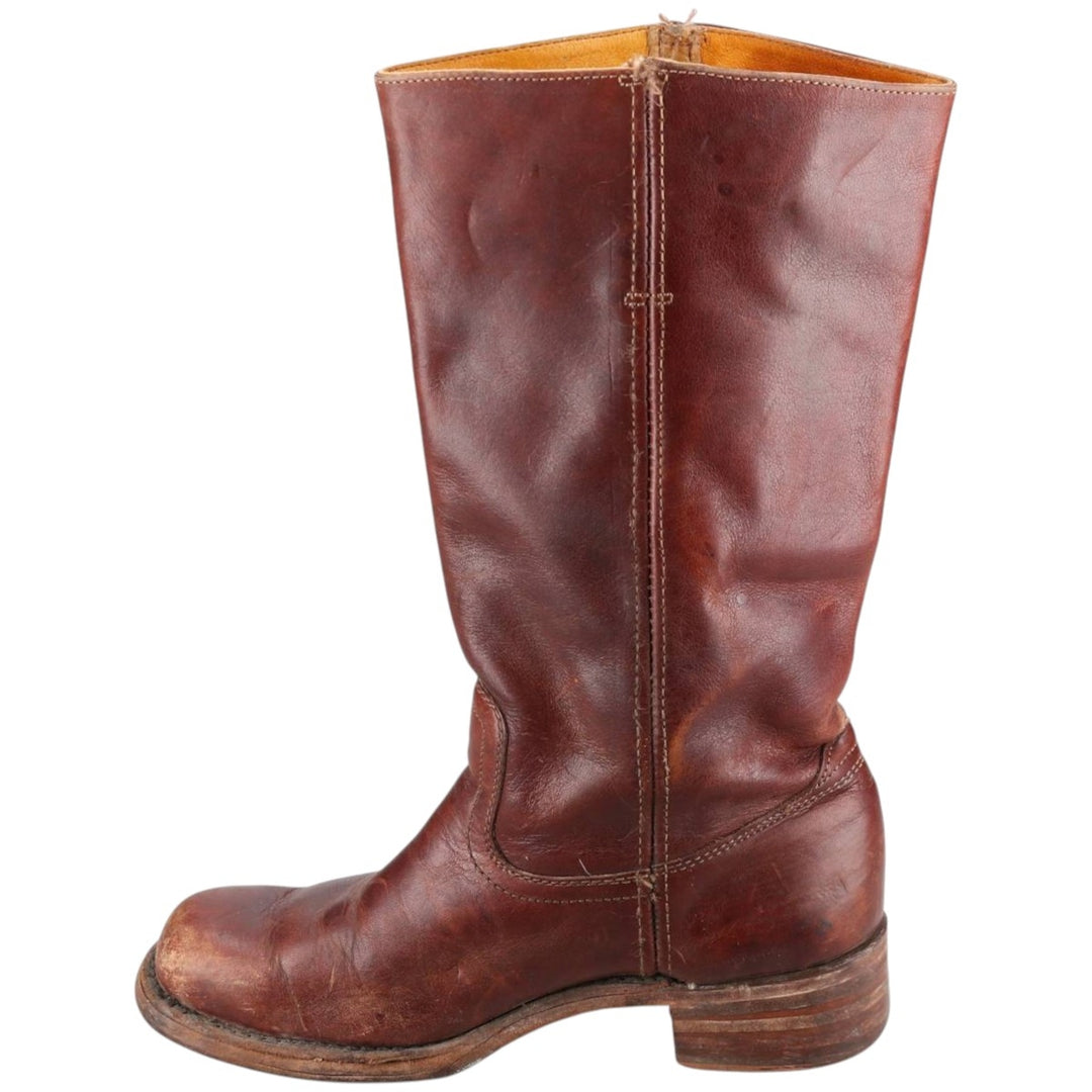 Frye Long Boots, Made in USA, Size 8 1/2 M Men's 26.5cm genuine leather brown type Vintage Second Hand