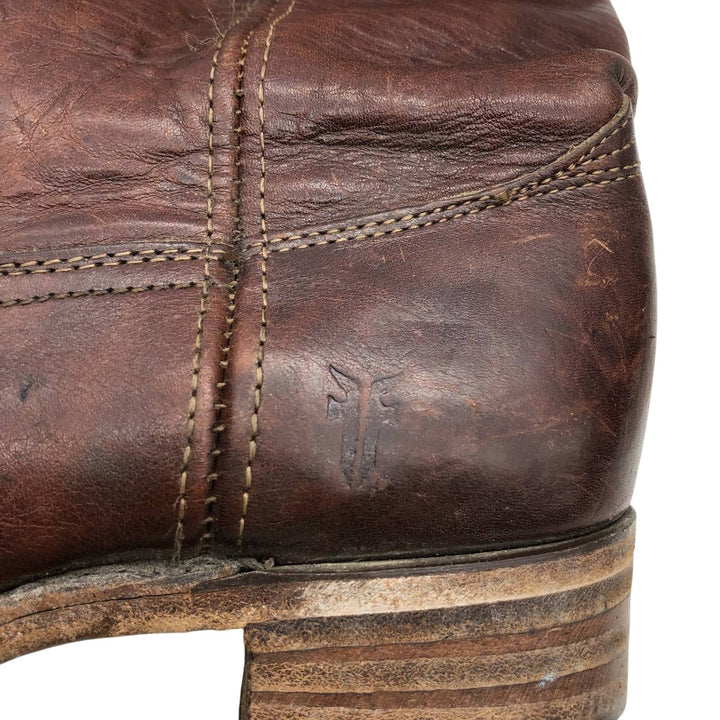 Frye Long Boots, Made in USA, Size 8 1/2 M Men's 26.5cm genuine leather brown type Vintage Second Hand