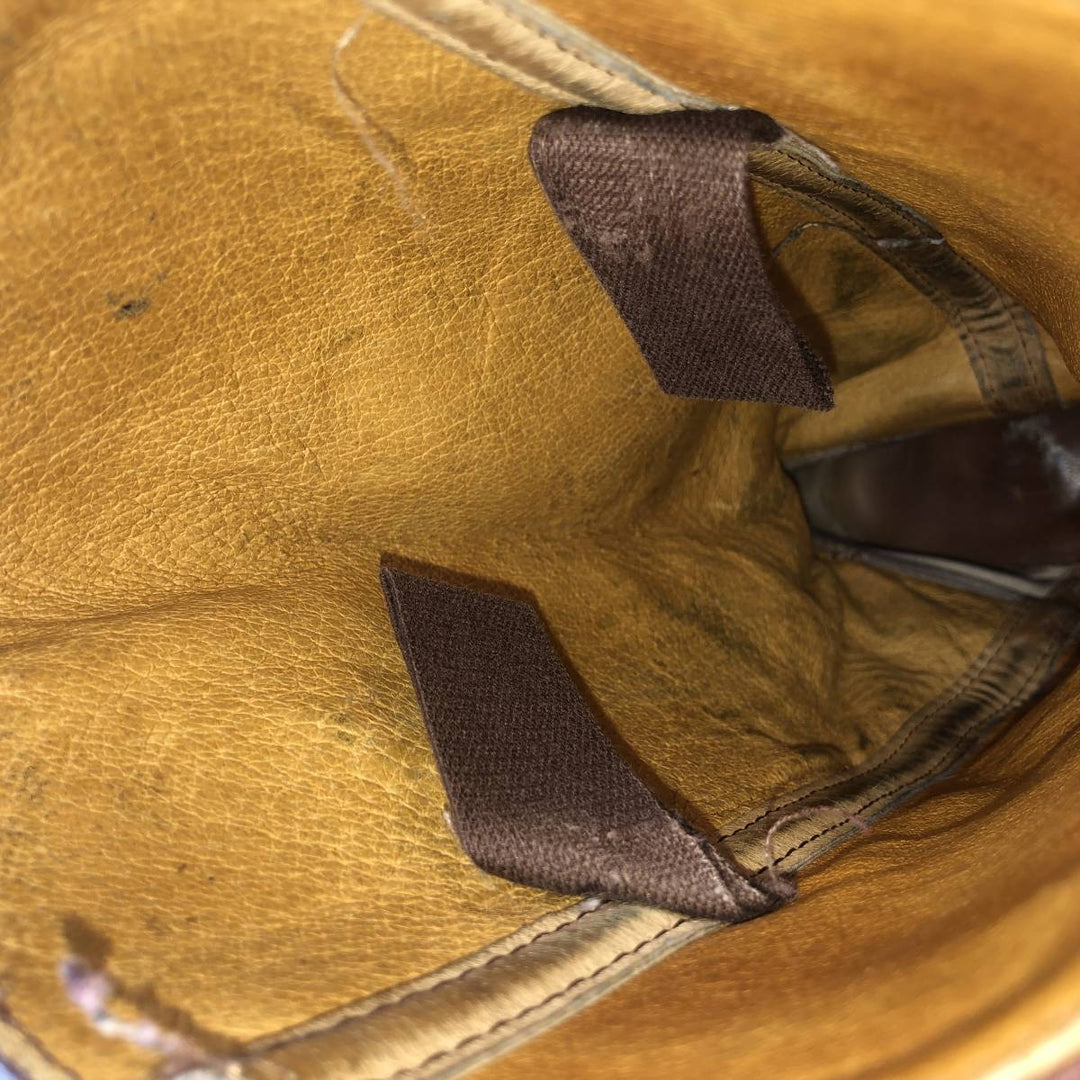 Frye Long Boots, Made in USA, Size 8 1/2 M Men's 26.5cm genuine leather brown type Vintage Second Hand