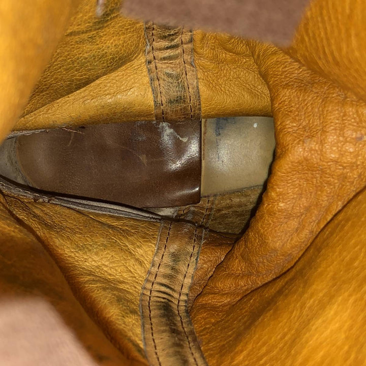 Frye Long Boots, Made in USA, Size 8 1/2 M Men's 26.5cm genuine leather brown type Vintage Second Hand