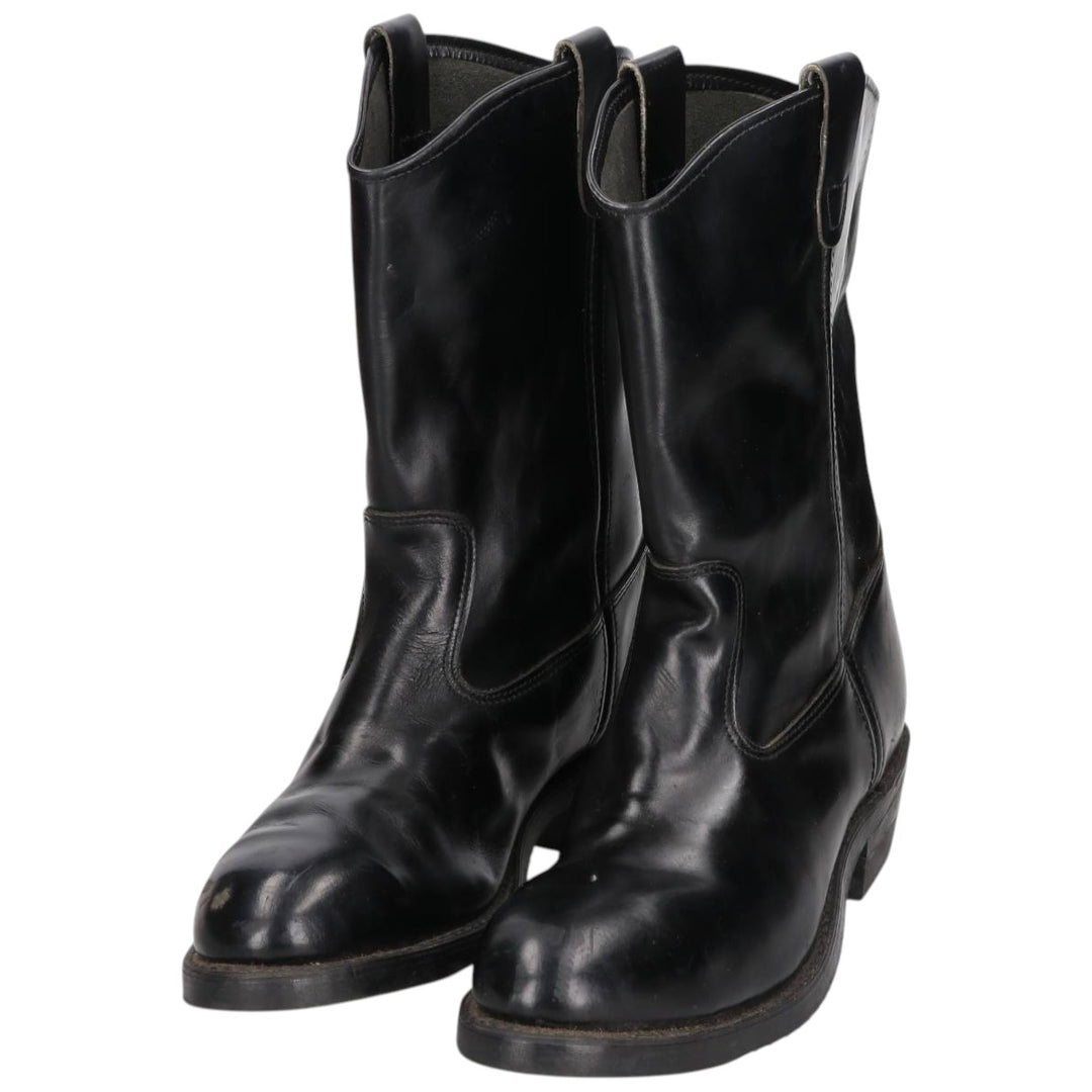 Steel Toe Pecos Boots 10 1/2 D Men's 28.0cm unclear black type Vintage Second Hand