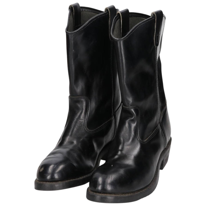 Steel Toe Pecos Boots 10 1/2 D Men's 28.0cm unclear black type Vintage Second Hand