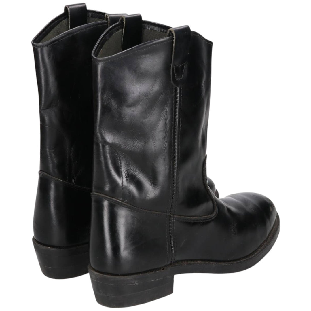 Steel Toe Pecos Boots 10 1/2 D Men's 28.0cm unclear black type Vintage Second Hand