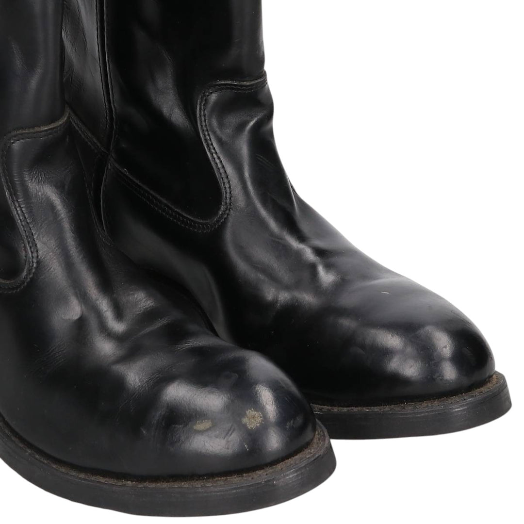 Steel Toe Pecos Boots 10 1/2 D Men's 28.0cm unclear black type Vintage Second Hand