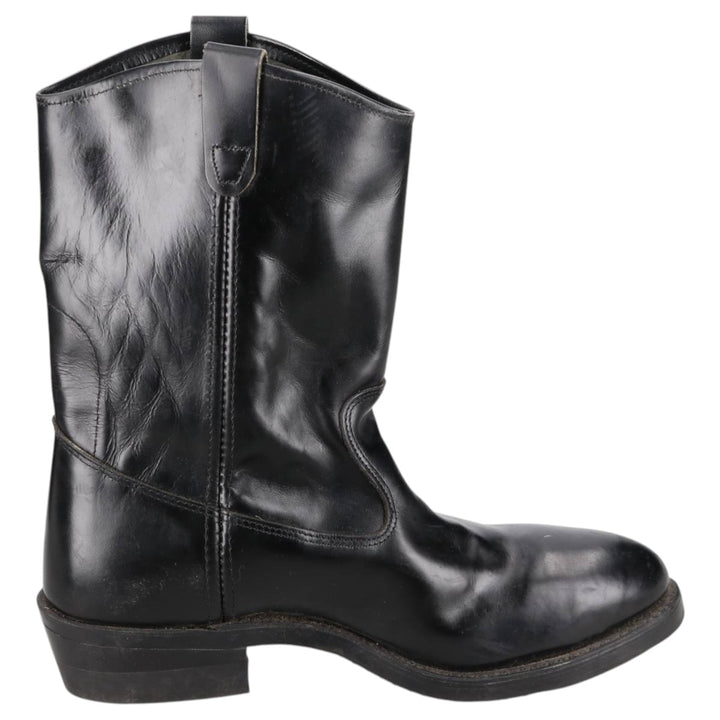 Steel Toe Pecos Boots 10 1/2 D Men's 28.0cm unclear black type Vintage Second Hand