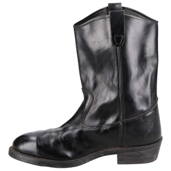 Steel Toe Pecos Boots 10 1/2 D Men's 28.0cm unclear black type Vintage Second Hand