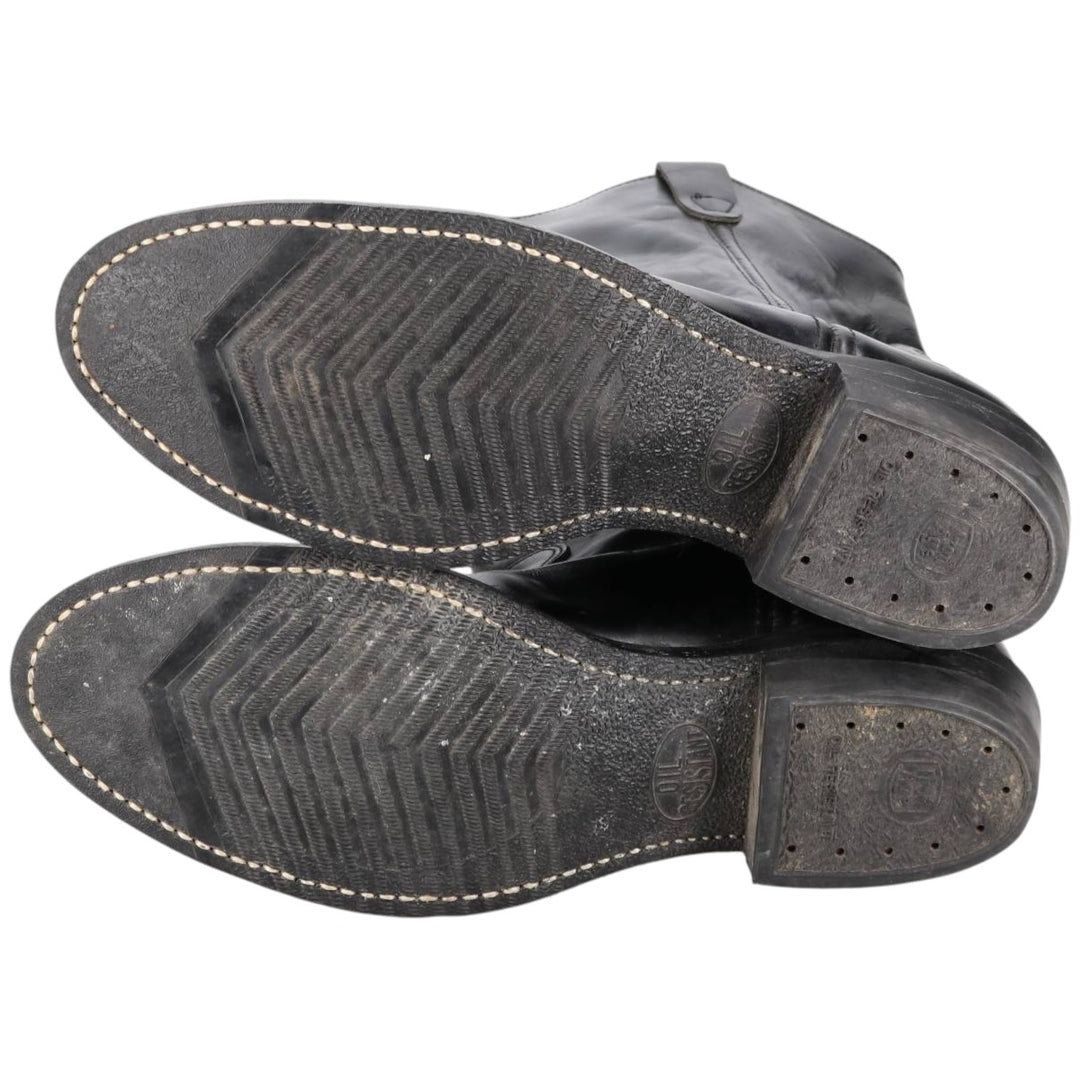 Steel Toe Pecos Boots 10 1/2 D Men's 28.0cm unclear black type Vintage Second Hand