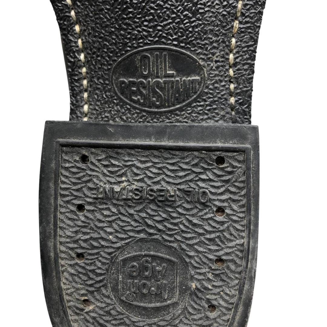 Steel Toe Pecos Boots 10 1/2 D Men's 28.0cm unclear black type Vintage Second Hand