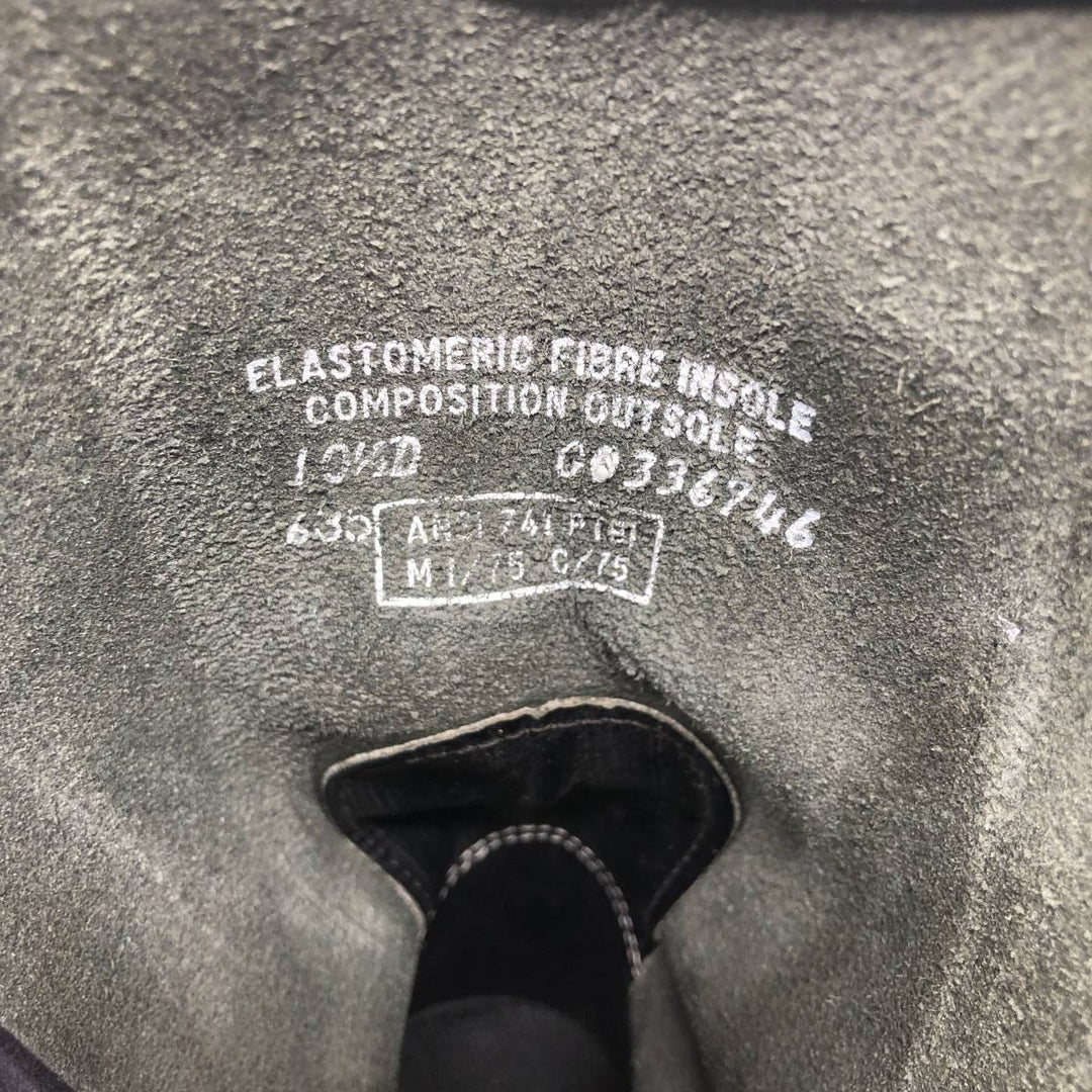 Steel Toe Pecos Boots 10 1/2 D Men's 28.0cm unclear black type Vintage Second Hand