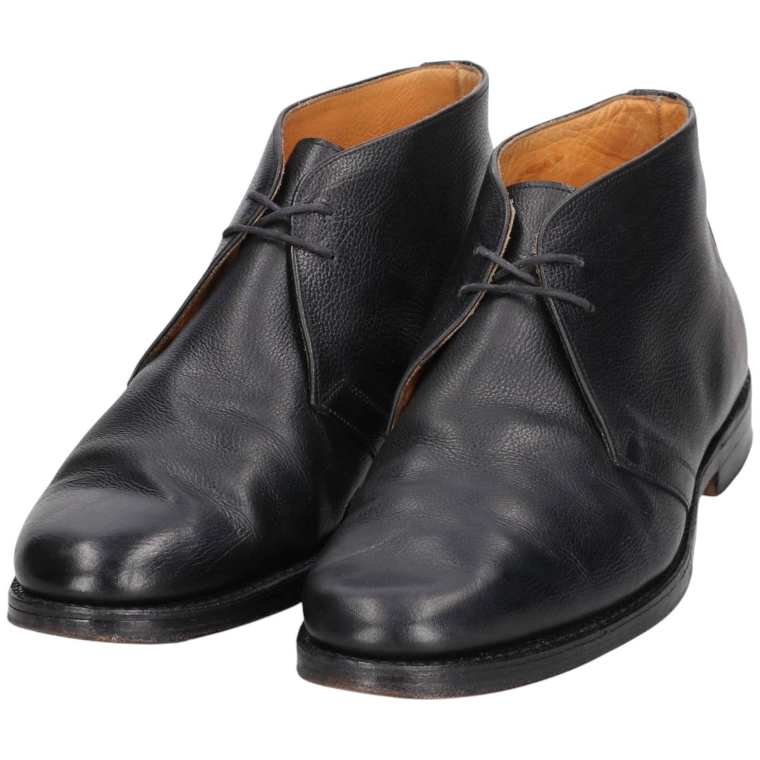 MONTGOMERY Chukka Boots 9 1/2 F Men's 27.5cm unclear black type Vintage Second Hand