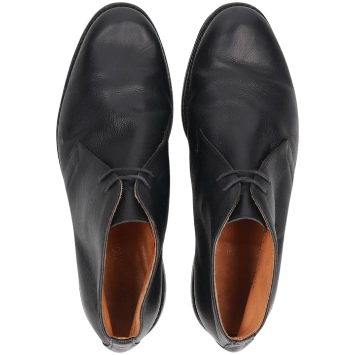 MONTGOMERY Chukka Boots 9 1/2 F Men's 27.5cm unclear black type Vintage Second Hand