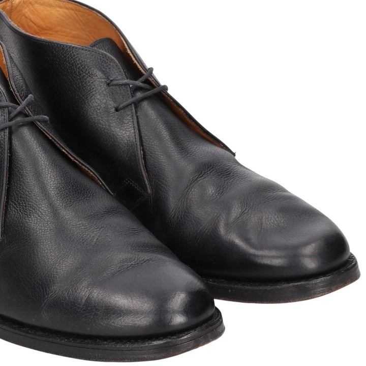 MONTGOMERY Chukka Boots 9 1/2 F Men's 27.5cm unclear black type Vintage Second Hand