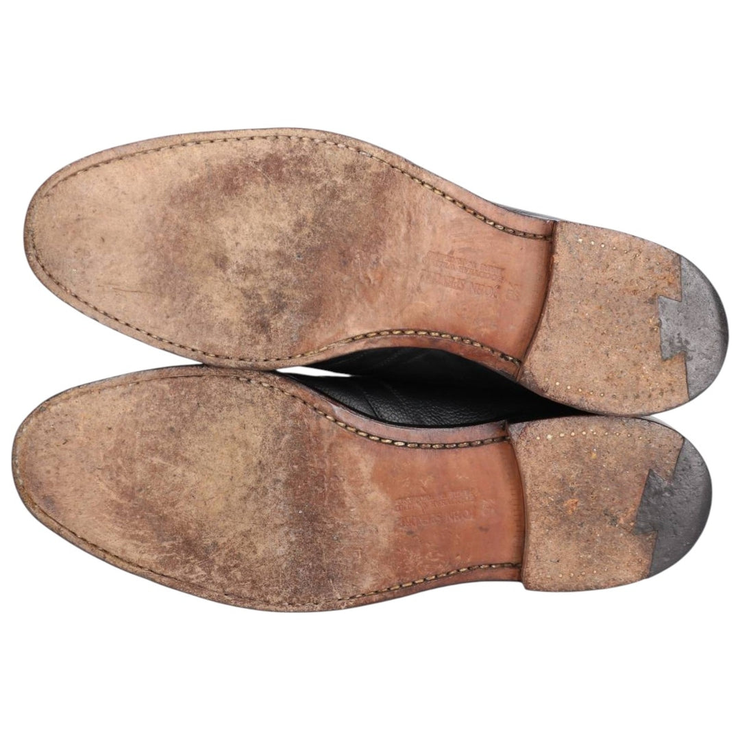 MONTGOMERY Chukka Boots 9 1/2 F Men's 27.5cm unclear black type Vintage Second Hand