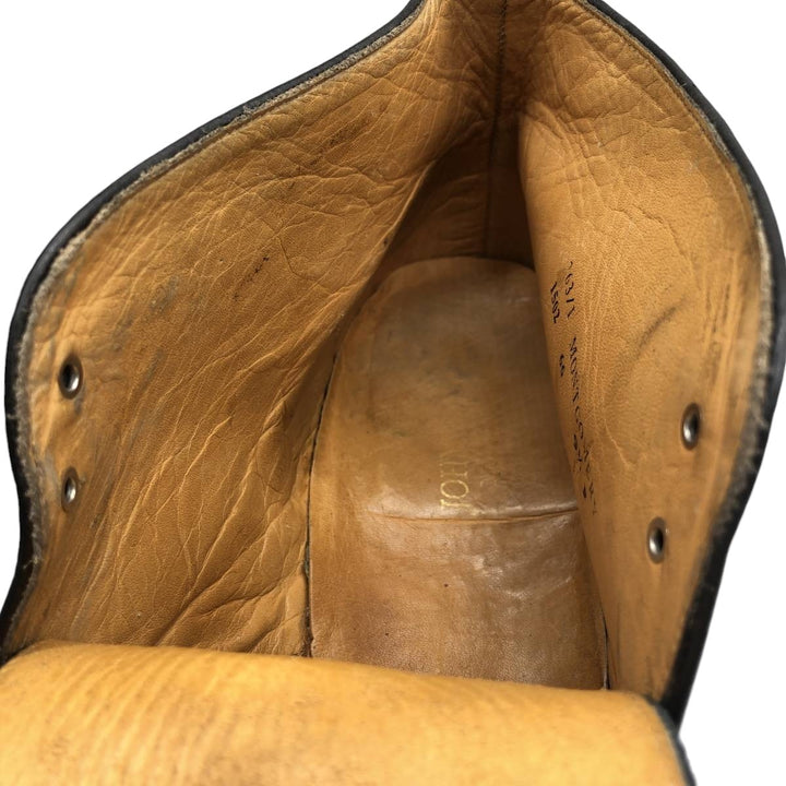 MONTGOMERY Chukka Boots 9 1/2 F Men's 27.5cm unclear black type Vintage Second Hand