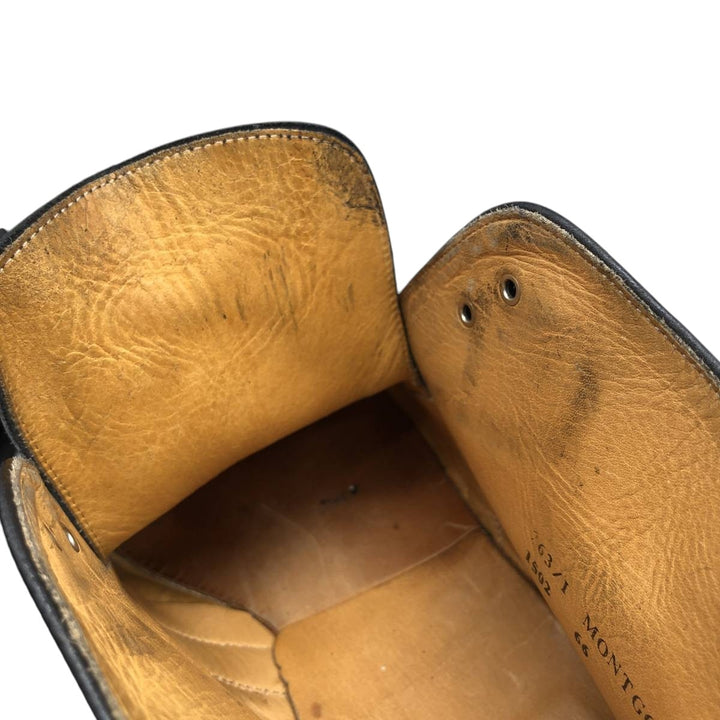 MONTGOMERY Chukka Boots 9 1/2 F Men's 27.5cm unclear black type Vintage Second Hand