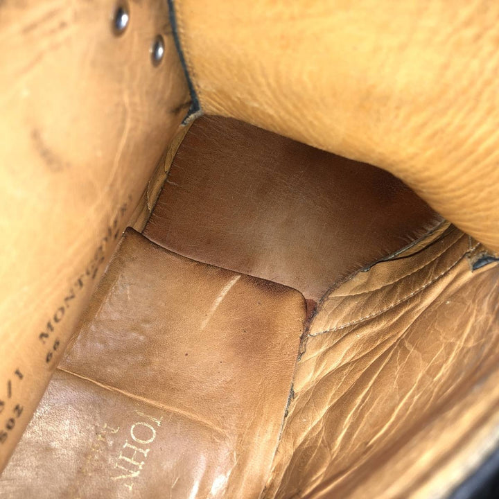 MONTGOMERY Chukka Boots 9 1/2 F Men's 27.5cm unclear black type Vintage Second Hand