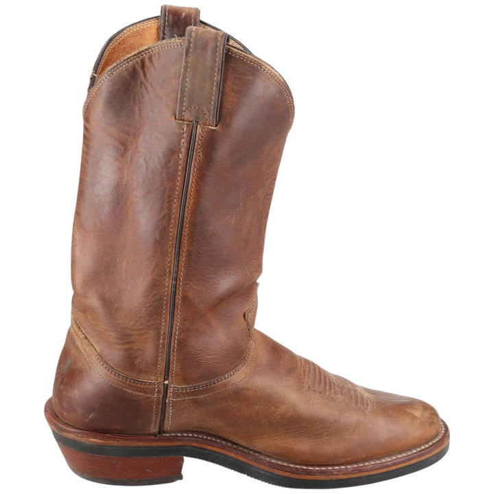 Vintage 1990s Chippewa white tag western boots, USA made, 9D, men's size 10.6" /saa014459 Men's 27.0cm unclear brown type Vintage Second Hand